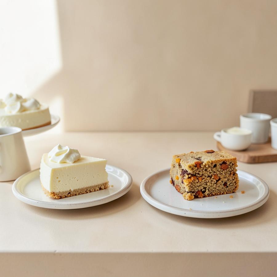 Sernik i ciasto marchewkowe z piekarni South Bakery